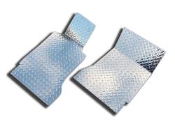American Car Craft Diamond Plate Floor Mats for 2006-2008 HHR - ACC-421019