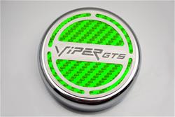 American Car Craft Fluid Cap Covers for 1996-2002 VIPER - ACC-983003-GRN