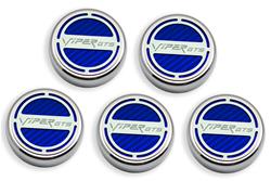 American Car Craft Fluid Cap Covers for 2003-2010 VIPER - ACC-983004-BLU