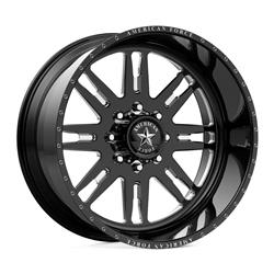 American Force Bishop SS5 Series Gloss Black Wheels with Machined Windows 26x16