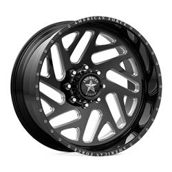 American Force Acid CC5 Series Gloss Black Wheels with Machined Windows 30x16