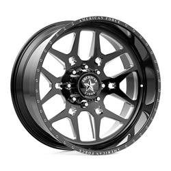 American Force Battle CC5 Series Gloss Black Wheels with Machined Windows 26x16