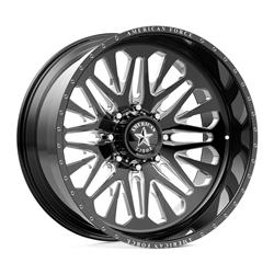 American Force Blaster CC5 Series Gloss Black Wheels with Machined Windows 26x16