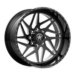 American Force Genesis CC5 Series Gloss Black Wheels with Machined Windows 26x16