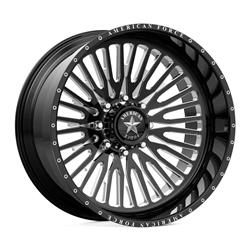 American Force Spectrum SFCC5 Series Gloss Black Wheels with Machined Windows 30x16