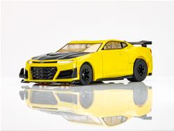 AFX Racing Chevy Camaro ZL1 1LE Shock Yellow HO Slot Cars