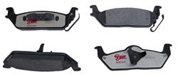 Raybestos Element3 Brake Pads for 2004-2011 F-150, 2004 F-150 HERITAGE, 2006-2008 MARK LT - EHT1012H