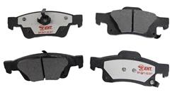 Raybestos Element3 Brake Pads for 2011-2025 DURANGO, 2011-2021 GRAND CHEROKEE, 2022 GRAND CHEROKEE WK - EHT1498