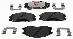 Raybestos Element3 Brake Pads for 2004-2006 AMANTI, 2001-2006 SANTA FE, 2002-2004 SEDONA - EHT864AH