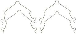Raybestos R-Line Brake Hardware Kits for 1999-2004 GRAND CHEROKEE - H6038