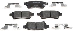 Raybestos Reliant Brake Pads for 2009-2012 EQUATOR, 2005-2024 FRONTIER, 2005-2015 XTERRA - MGD1100CH