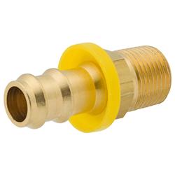 AGS Brass Push-On Hose Fittings PHF-17B