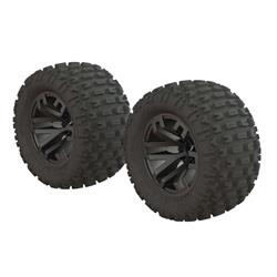 Arrma Wheel and Tire Assemblies ARA550086