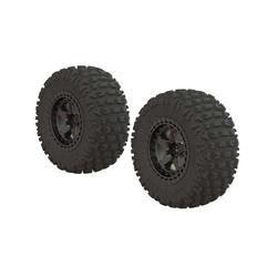 Arrma Wheel and Tire Assemblies ARA550087