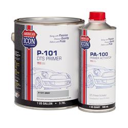 American Icon P-101 Gray DTS Primer 1 gallon Flat Gray/Silver P101-KIT-G-M