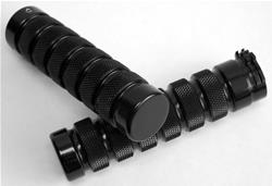 Accutronix Knurled Notched Grips GR101-KNB