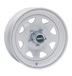 Allied 80 Series 8-Spoke White Wheels 15x6