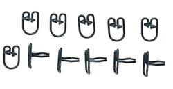 Auto Metal Direct Weatherstrip Seal Fasteners F-489-11