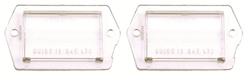 Auto Metal Direct License Plate Light Lenses
