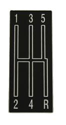 Auto Metal Direct Console Shift Plate Emblems for 1968-1969 CAMARO - W-027
