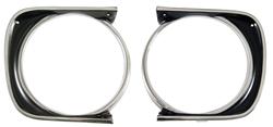 Auto Metal Direct Headlamp Bezels for 1967 CAMARO - W-151