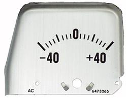 Auto Metal Direct Gauge Faces for 1968-1969 CAMARO - W-153