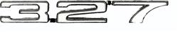 Auto Metal Direct Emblems for 1968 CAMARO - W-246A