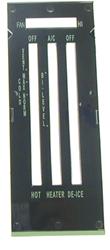 Auto Metal Direct - Climate Control Panel Components for 1969 CAMARO, 1969-1970 NOVA - W-497