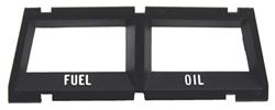 Auto Metal Direct Gauge Bezels for 1968 CHEVY II, 1969-1974 NOVA - W-664