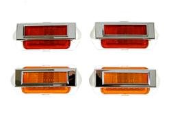 Auto Metal Direct Side Marker Light Assemblies for 1969 CAMARO - W-768