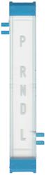 Auto Metal Direct - Shifter Indicator Windows, Automatic Transmission for 1971-1972 NOVA - W-811