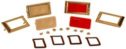Auto Metal Direct Side Marker Light Assemblies for 1968 CAMARO, CHEVY II - W-948A