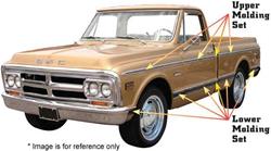 Auto Metal Direct Body Moldings X299-4069-28BS