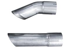 American Racing Headers Fox Body Mustang  Round, Natural 2.50 Inch Exhaust Tip MSFX-79212LXTP