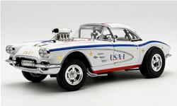 1:18 Scale 1961 Chevrolet Corvette Gasser USA-1 Diecast Model A1800939USA