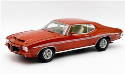 1:18 Scale 1972 Pontiac LeMans Sundance Orange GTO Diecast Model A1801226