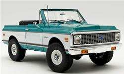 1:18 Scale 1972 Chevrolet Blazer K5 CST Route 66 Anniversary Diecast Models A1807717R66