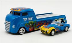 1:64 Scale Rat Fink Hauler with Cobra Super Snake Diecast Model SC64006