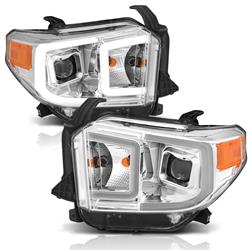 Anzo Projector Plank Style Switchback Headlights for 2014-2019 TUNDRA - 111415