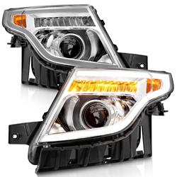 Anzo Projector Plank Style Switchback Headlights for 2011-2015 EXPLORER - 111576