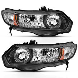 Anzo USA - Headlight Assemblies for 2006-2009 CIVIC - 121546