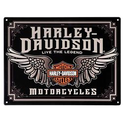 Harley-Davidson® Winged Bar & Shield Tin Signs HDL-15544