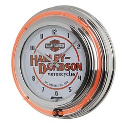 Harley-Davidson® Double Neon Wall Clock