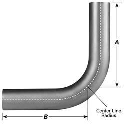 AP Exhaust Mandrel-Bent Elbows 5 Inch Steel Exhaust Pipe 10791