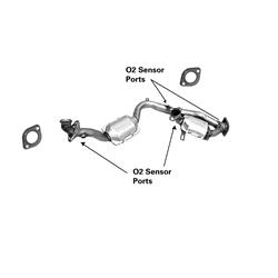 AP Exhaust Direct-Fit Catalytic Converters for 1995-2002 CONTINENTAL - 642540