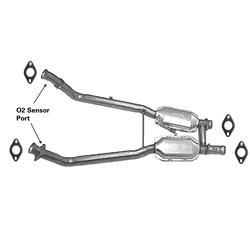 AP Exhaust Direct-Fit Catalytic Converters for 1994-1995 MUSTANG - 642916