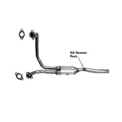 AP Exhaust Direct-Fit Catalytic Converters for 1995-1997 B1500, B2500, B3500 - 645938