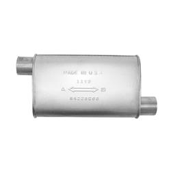 AP Exhaust Big Max Turbo Steel 2.25 Inch Muffler 6481