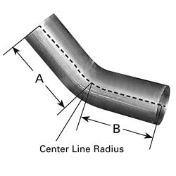 AP Exhaust Mandrel-Bent Elbows 5 Inch Chromoly Exhaust Pipe 809753