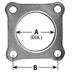 AP Exhaust Flange Gaskets for 2001-2005 BEETLE, GOLF, 2002-2014 JETTA - 9011
